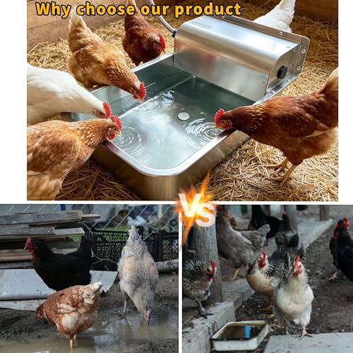 Automatic Dog Water Dispenser,Wide Mouth Design,Water Level Control - size: Large - Fixed Water Level
