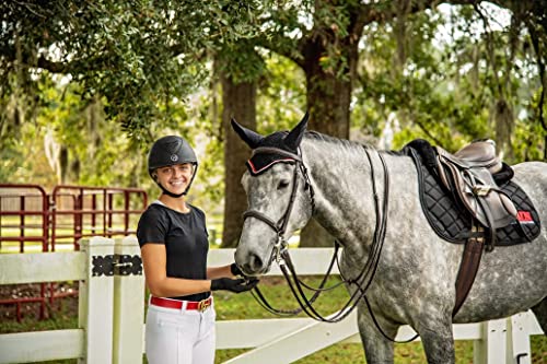 All Purpose English Saddle Pad, Handmade Jumping Saddle Pad, Fly Bonnet Special, English Saddle Pads for Horses - Equestrian Riding Equipment and Accessories