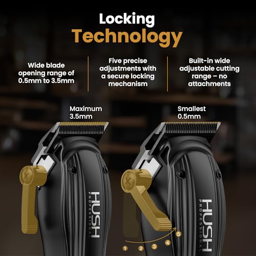 Cordless Hair Clipper for Men - Hair Buzzer Cordless Clipper Set, Barbers Tools, Men's Grooming Professional Set with LED Display