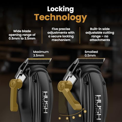 Cordless Hair Clipper for Men - Hair Buzzer Cordless Clipper Set, Barbers Tools, Men's Grooming Professional Set with LED Display