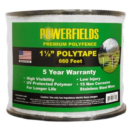 Powerfields 1.5 Inch Poly Tape - size: 660 Feet
