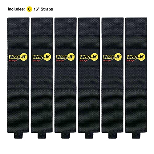 Twin-Straps by Wrap-It Storage - 16" (6-Pack) - size: 16" (6 Pack)
