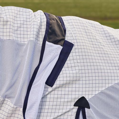 WeatherBeeta Airstream Detach-A-Neck, White/Navy, 78" - size: 78"