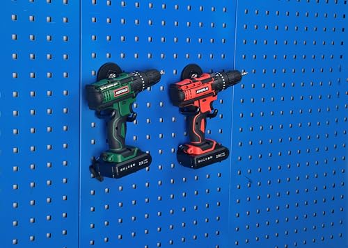 ULIBERMAGNET Heavy Duty Magnetic Garage Hook,6 Pack Strong Large Magnet Hooks for Power Drill,Garden Tools,Hose,Pegboard,Garage, Workshop,Magnetic Storage Hooks for Indoor Outdoor Hanging(Black) - style: 2.59" Strong Medium L Black 6PC