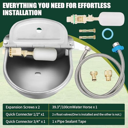 Automatic Animal Drinking Water Bowl, Livestock Waterer