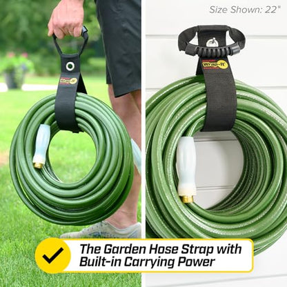 Easy-Carry Wrap-It Storage Straps - 17" (2-Pack) Black with Grommet - color: Black, size: 17" (2 Pack) with Grommet
