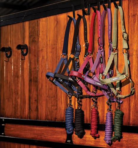 Horseware® Amigo® Halter & Leadrope Set - color: Winterberry, size: Pony