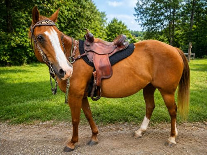 Tahoe Double Back Fleece & Wool Felt Padding Barrel Saddle Pad