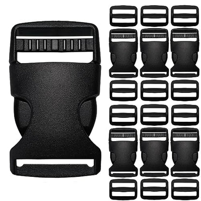 1 Inch Buckles Kit, 6 Buckles for Backpack Fanny Pack Belt Dog Collars. - color: 1 Inch Buckles