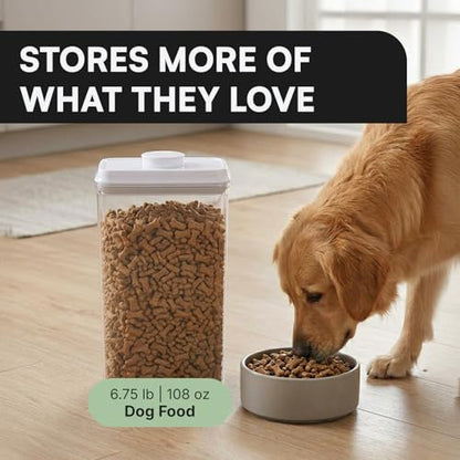 Bop Top Airtight Food Storage Containers | Pop-Top Lid | 13.5 Cups / 108 Oz - color: Single: 108 oz
