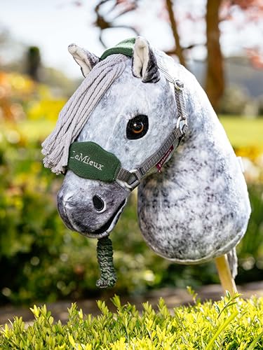 LeMieux Hobby Horse Vogue Halter & Leadrope - Desiged to Fit Hobby Horses - color: Hunter Green