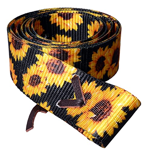 HILASON Nylon Tie Strap 6 Feet Horse Cinch Western Saddle - color: Brown