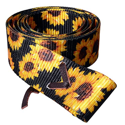 HILASON Nylon Tie Strap 6 Feet Horse Cinch Western Saddle - color: Black