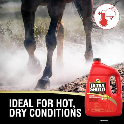 Absorbine UltraShield Red Insecticide & Repellent, 128 fl oz Gallon - size: 128 Fl Oz