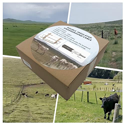 12.5 Gauge 328ft Electric Fence Double Insulated Wire - size: 100meters/328ft