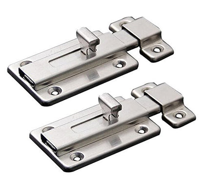 Stainless Steel Door Latch Sliding Lock Barrel Bolt (4-1/5") - style: 4-1/5"