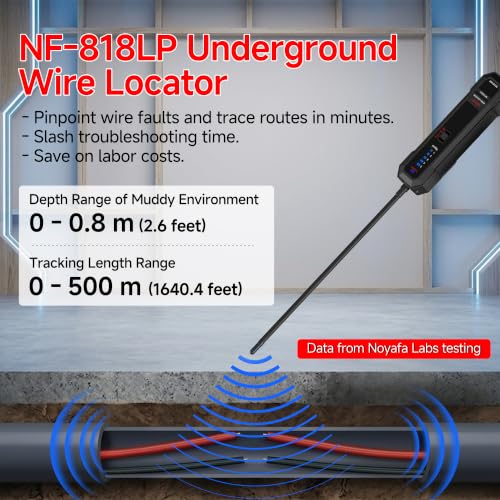 NOYAFA Underground Wire Locator,Underground Cable Locator