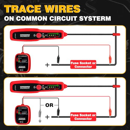AWBLIN Wire Tracer Automotive Short & Open Finder Circuit Breaker Finder | DC 6-42V Car Broken Wire Detector Tool Electrical Circuit Tester Fault Probe Cable Tracker Auto Wire Locator