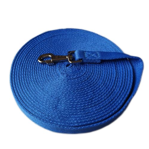 Horse Training Lunge Line with Alloy Trigger Buckle for Accurate Equestrian Training of 32.8 ft(10 Meters) - color: Blue