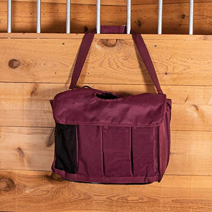 Dura-Tech X-Large Universal Grooming Tote | Color Black | Ample Storage for Grooming Essentials | Keeps Items Clean with Dust Cover | Non-Collapsing Inside Pockets | Adjustable Shoulder Strap - color: Black