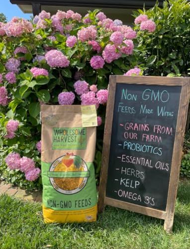 Non-GMO All-Grain Goat Feed 16% Protein - Fortifies with Goat Minerals, Vitamins, and Natural Ingredients for Strong Bones, Healthy Digestion, and Optimal Growth - 40 lb Bag - size: 40 Pound (Pack of 1)