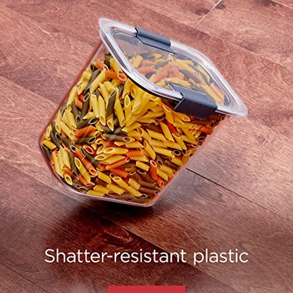 Rubbermaid Brilliance 14-Piece Food Storage Container Set with Scoops Airtight BPA-Free for Kitchen and Pantry Organization - size: Assorted Sizes (28-Piece)