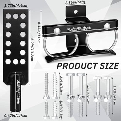 2 Way Electric Fence Gate Latch Universal Strike Bar Black Steel