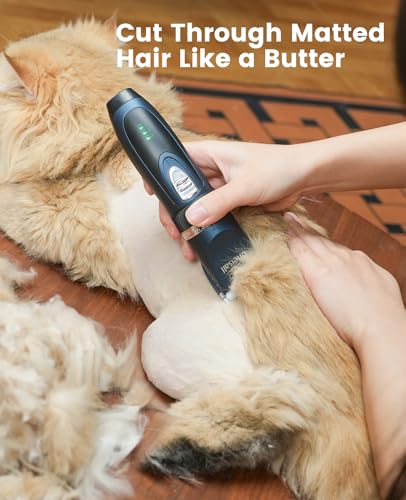oneisall Cat Clippers and Paw Trimmer 3 in 1 Cat Grooming Kit