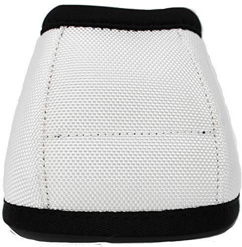 CHALLENGER Large Ballistic Overreach No-Turn Bell Boots White 4109WH-L