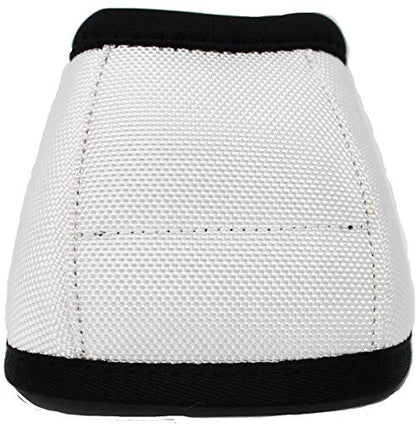 CHALLENGER Large Ballistic Overreach No-Turn Bell Boots White 4109WH-L