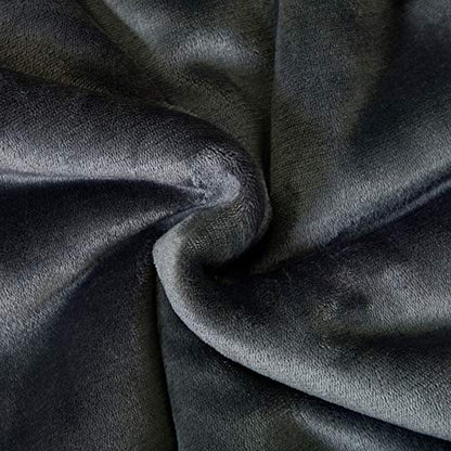 SOCHOW Sherpa Fleece Throw Blanket, Reversible Super Soft Luxurious Plush Blanket Twin Size, Dark Grey - color: Dark Grey, size: 60"×80"