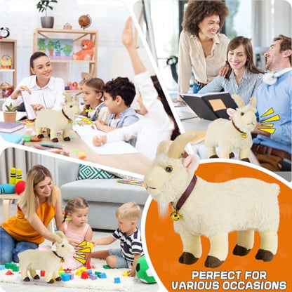 Screaming Goat Plush Toy, Goat Stuffed Animal with Funny Screaming Sound – Prank Gift for Kids, Friends, and Coworkers
