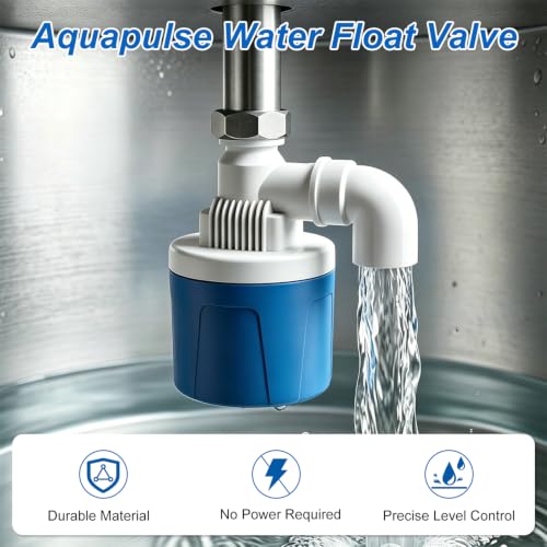 4Pcs 3/4" Automatic Float Valve, Nylon PA66 Water Level Control Valve