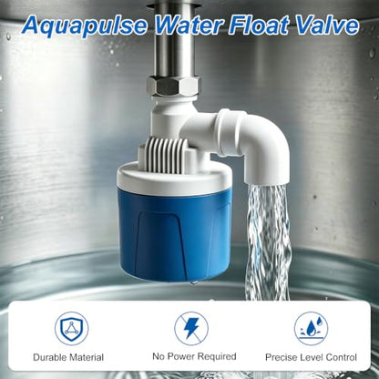 4Pcs 3/4" Automatic Float Valve, Nylon PA66 Water Level Control Valve