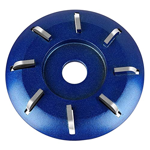 Arinda Goat Hoof Trimmers Tool - Professional Electric Hoof Trimming Disc, Metal Wood Carving Tools for Angle Grinder Attchments, Horses Cow Foot Repair (Blue 8 Teeth) - color: Blue 8 Teeth
