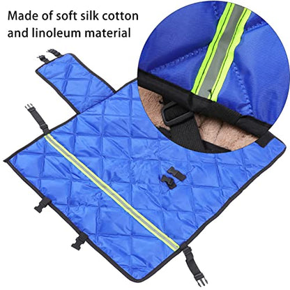 POPETPOP Calf Jacket Waterproof Windproof Winter Coat Livestock Warming Coat for Calves Easy Buckle Fit Warm Apparel for Cold Wet Pastures 42.51 X 33.46 in