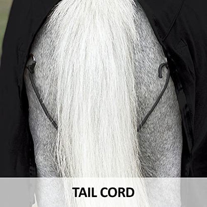 Dura-Tech Pony Fleece Contour Cooler | Ultimate Horse Comfort | Superior Stable Dryness | Optimal Pony Care - color: Black