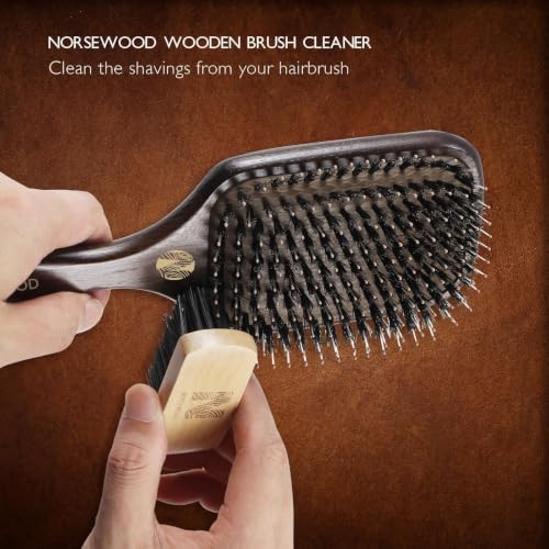 Boar Bristle Hair Brush Set, Soft Bristle Detangler for Enhancing Shine | for Long, Short, Thin, Curly, Straight, or Wavy, Hairbrush Great for Men, Women, and Kids - size: Detangler Brush