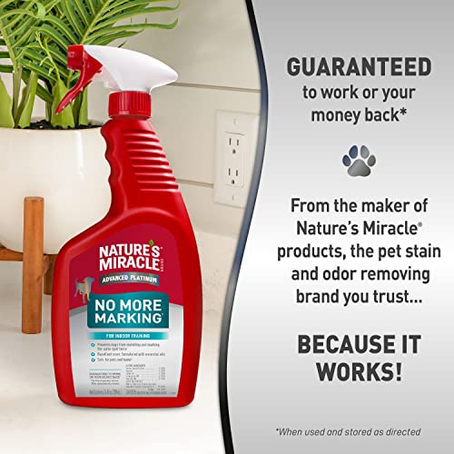 Nature's Miracle Advanced Platinum No More Marking,24 Ounces,Helps Discourage Repetitive Pet Marking,(Pack of 2) - size: 24 Fl Oz (Pack of 2)