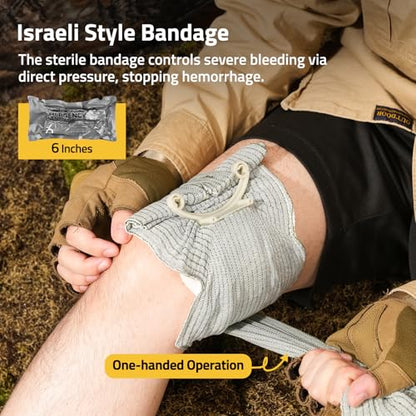 CVLIFE First Aid Kit with MOLLE Pouch, Comprehensive Trauma Kit