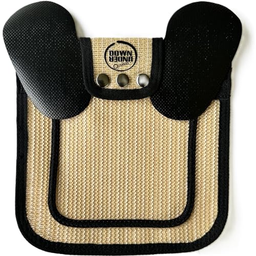 DOWN UNDER OUTDOORS Medium-Large Chicken Saddle Hen Apron Saver (Sand Mesh) - color: Sand Mesh