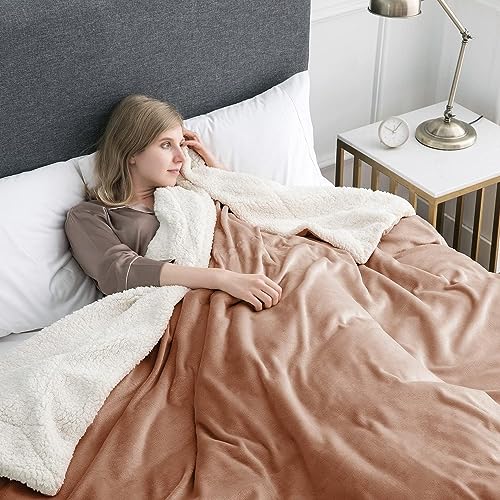 IR Imperial Rooms 9 Pack Bulk King Sherpa Blankets 108x90 Camel - color: Camel, size: King (Pack of 9)
