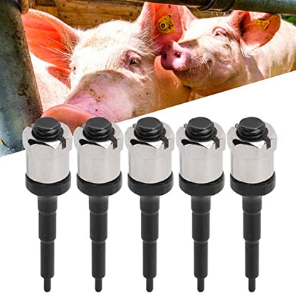 5Pcs Ear Tag Needle Pin, Stainless Steel Ear Tag Nail, Livestock Use Ear Tagger Accessories for Cattle Cows Pigs Sheep