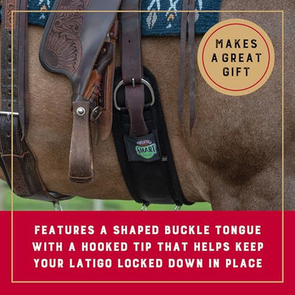 Weaver Leather Equine Felt Lined Smart Cinch - color: Black, size: 30-Inch