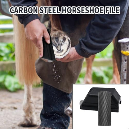 Farrier Rasp File Hoof Trimming Tool, with Coarse and Fine Teeth