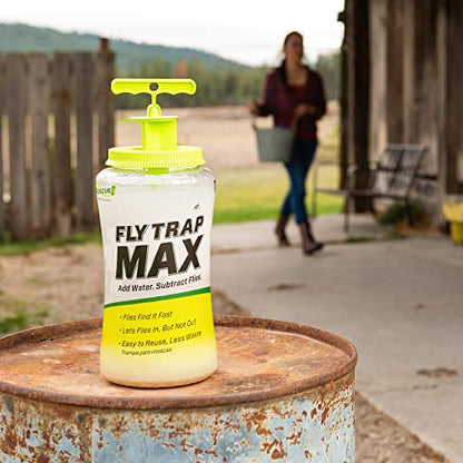 RESCUE! Fly Trap Max – Extra Large Reusable Outdoor Fly Trap - 2 Traps - size: 2 Traps