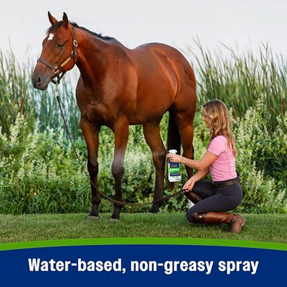 Farnam Equisect Water-Based Botanical Fly Repellent for Horses, 128 oz - size: 128 Fl Oz (Pack of 1)