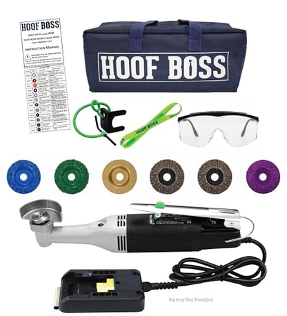 Hoof Boss Pig Hoof Trimmers, Complete Mobile Set, 20V Battery Not Included