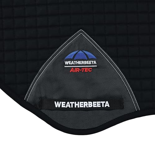 WeatherBeeta Prime Air-Tec Jump Shaped Saddle Pad - color: Black, size: Large