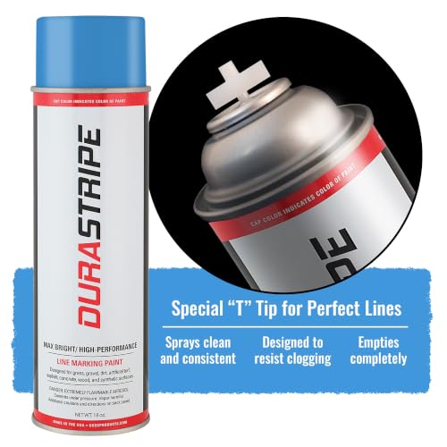 Athletic Field Marking Paint (Handi-Cap Blue) 12-18oz Cans Per Case - color: Handi-Cap Blue